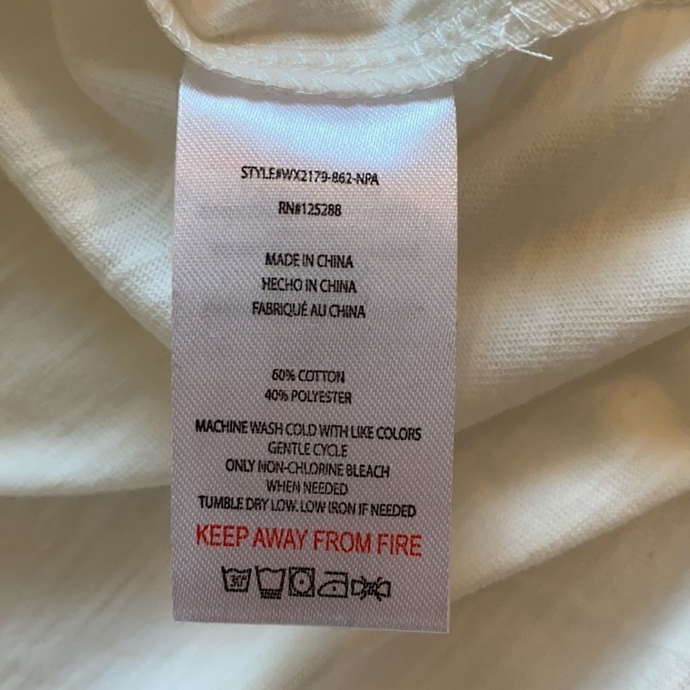 NWT Rae Dunn BOSS LADY White T-Shirt Size L - Picture 7 of 9
